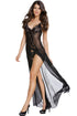 Bride to Be Black Sleepwear Gown